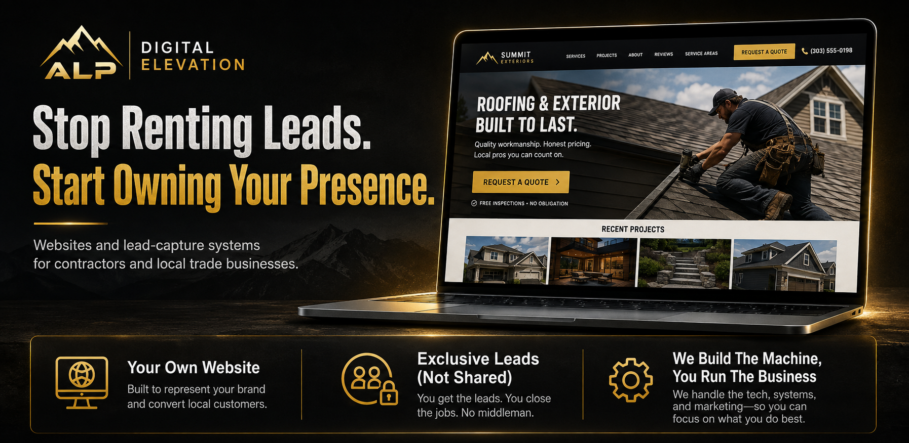ALP Digital Elevation — Stop renting leads. Start owning your presence.