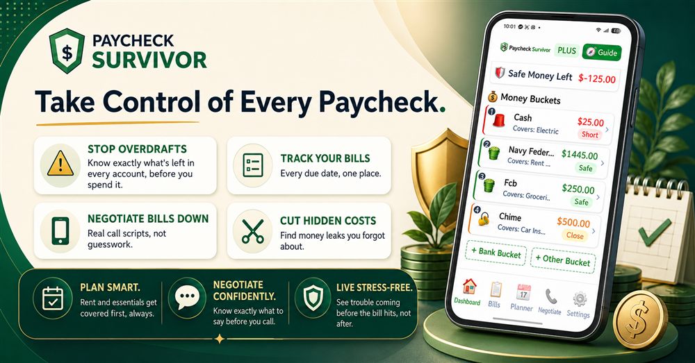 Paycheck Survivor — Take control of every paycheck
